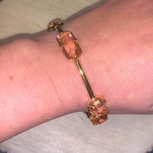 Kate Spade Gold and Blush Bracelet